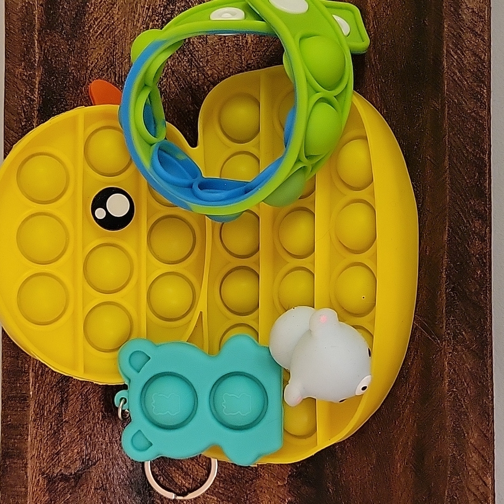 4 piece fidget pop it Bundle